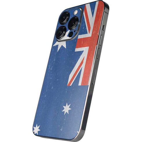Australia Flag Distressed iPhone 16 Pro Skin